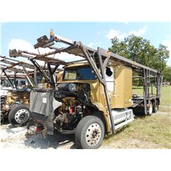 2001 FREIGHTLINER FD1 CAR CARRIER TRUCK VIN/SN:1FVHACAS71LH62881 T/A, CAT C-12 ENGINE, 40K REARS, 12