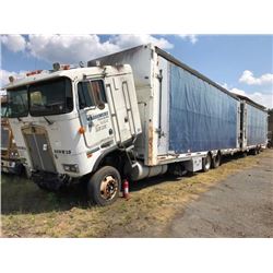 2000 KENWORTH CAR CARRIER TRUCK VIN/SN:1NKEL69XXYJ382123 CAB OVER, T/A, DIESEL ENGINE, SIR RIDE SUSP