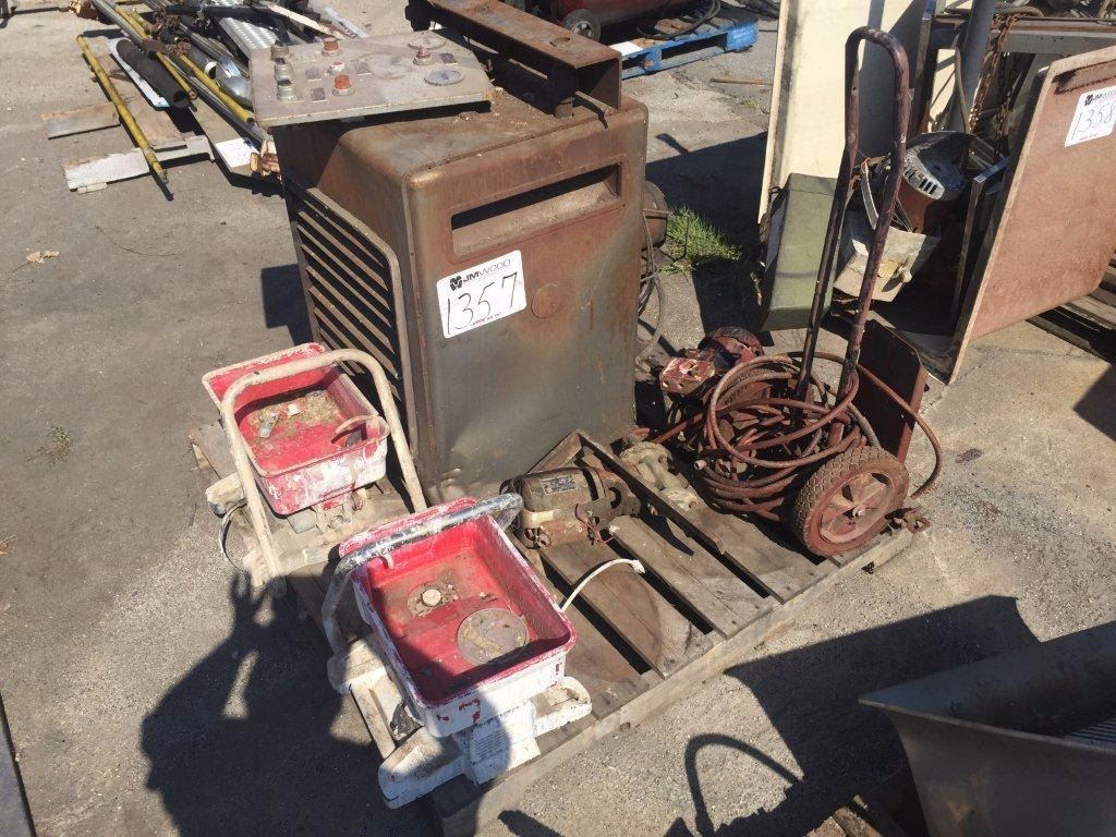 SHOP HEATER, AIRLESS PAINT SPRAYER