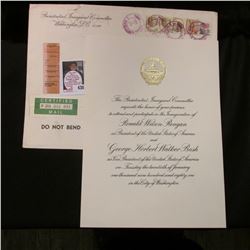 1983  The Inauguration Committee requests the honor of your presence to attend and participate in th