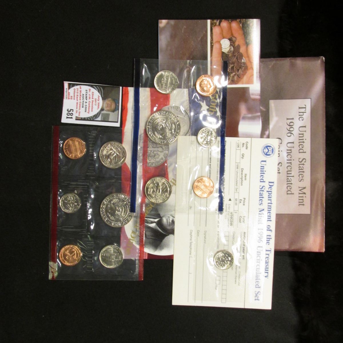 Complete Mint Set without the /"w/" Dime 1996 U.S MINT SET
