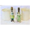 Image 1 : TWO OCCUPIED JAPAN LAMPS WITH SHADES