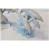 Image 3 : 2X LENOX FINE PORCELIN "RIDING THE CREST" DOLPHIN FIGURES