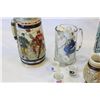 Image 3 : LOT BEER STEINS + HOCKEY MINIATURES