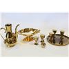 Image 2 : LUSTRE WARE TEASET ON TRAY AND MINT DISH