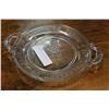 Image 1 : ANTIQUE GLASS SERVING TRAY