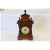 Image 1 : ANTIQUE WOOD CASED MANTLE CLOCK NO KEY