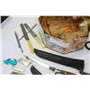 Image 3 : METAL BOX OF KNIVES AND SCISSORS
