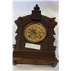 Image 1 : 1930S MANTLE CLOCK WITH KEY AND PENDULUM