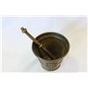 Image 2 : HEAVY BRASS MORTAR AND PESTLE