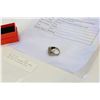 Image 2 : TURKISH .925 SILVER AGATE MANS RING SIZE 12.5 RETAIL $200