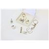 Image 2 : LOT OF PAIRS OF .925 STERLING EARRING SETS