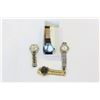 Image 1 : LOT OF FOUR LOST PROPERTY MENS WATCHES STURHLING AND WILLIAM WEIL ETC NEED STRAP REPAIRS ETC