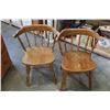 Image 2 : TWO MAPLE ARMCHAIRS
