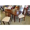 Image 1 : MODERN DROPLEAF DINING TABLE AND 4 CHAIRS