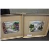 Image 1 : PAIR OF VINTAGE FRAMED WATER COLORS