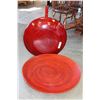 Image 2 : LARGE PIER ONE IMPORTS CENTRE BOWL AND MATCHING VASE