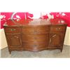 Image 1 : WALNUT FRENCH PROVINCIAL SIDEBOARD