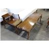 Image 1 : GLASS TOP DIELCRAFT COFFEE AND ENDTABLE