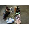 Image 2 : SHELF LOT OF GLASSWARE AND ESTATE GOODS