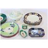 Image 2 : SHELF LOT OF CHINA PLATES TEAPOT ETC
