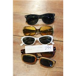 5 PAIRS OF LADIES DESIGNER SUNGLASSES