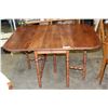 Image 3 : VINTAGE OAK DROPLEAF TABLE