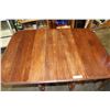 Image 4 : VINTAGE OAK DROPLEAF TABLE