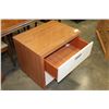 Image 2 : GLASSTOP 2 DRAWER ENDTABLE
