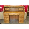 Image 1 : OAK ROLL TOP DESK