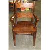 Image 1 : VINTAGE OAK ARMCHAIR