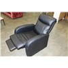 Image 2 : BLACK LEATHER RECLINER CHAIR