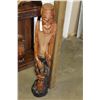 Image 1 : 4 TALL WOOD CARVED FIGURE