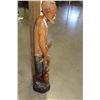 Image 2 : 4 TALL WOOD CARVED FIGURE