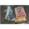 Image 1 : THREE VINTAGE CARDBOARD ADVERTS