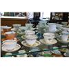Image 2 : SHELF LOT OF CHINA CUPS AND SAUCERS