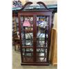 Image 1 : LINEAGE HOME FURNISHING MAHOGANY GLASSDOOR ILLUMINATED CABINET