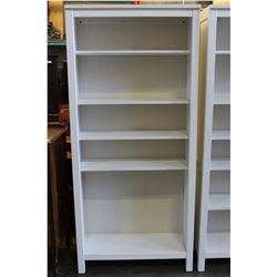 WHITE BOOKSHELF