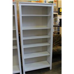 WHITE BOOKSHELF