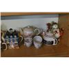Image 2 : SHELF LOT OF TEAPOTS AND MUGS