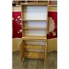 Image 3 : SIX FOOT SHELFING UNIT WITH CUPBOARD