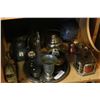 Image 1 : SHLEF LOT OF VINTAGE METAL AND BRASS WARE AND PEWTER