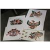 Image 1 : LOT OF J. NELSON UNFRAMED NATIVE PRINTS