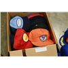 Image 3 : BOX OF ASSORTED AS NEW BALL CAPS AND LEATHER COWBOY BOOTS