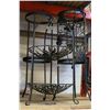 Image 1 : DECORATIVE METAL UMBRELLA STANDS, TEALIGHT HOLDER + 2 TIER CENTERPIECE