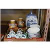 Image 1 : LOT OF EASTERN DISHES VASES AND FIGURES