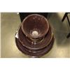 Image 3 : 2-PIECE LARGE BROWN TOWER INSULATOR
