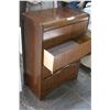 Image 2 : VINTAGE WALNUT 4-DRAWER DRESSER