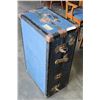 Image 2 : BLUE WARDROBE TRUNK