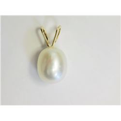 #10-14KT YELLOW GOLD FRESHWATER PEARL